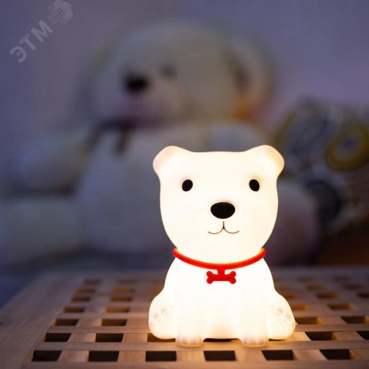 Силиконовый ночник Щенок