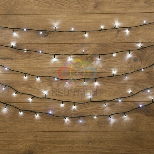 Гирлянда домашняя Твинкл Лайт 10м 80LED белый