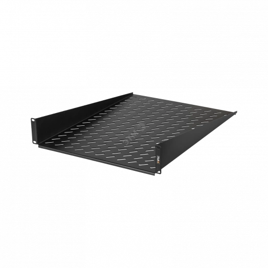 Полка фронтальная TLK 19д 2U глубиной 600мм крепеж в комплекте черная