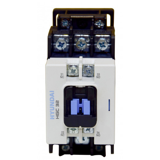 Магнитный контактор HGC32 11NS X024 32А 15 кВт при АС3 (380-440В) кат. 24В АC 1НО+1НЗ