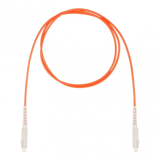 Шнур оптический коммутационный (патч-корд), SC-SC симплекс simplex OM2, нг(А)-HF, оранжевый, 10 м