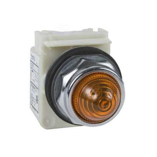 Лампа сигнальная 30ММ 120В желтая