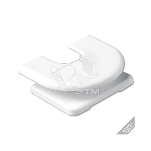 Ввод для кабельных каналов 15х15 серый