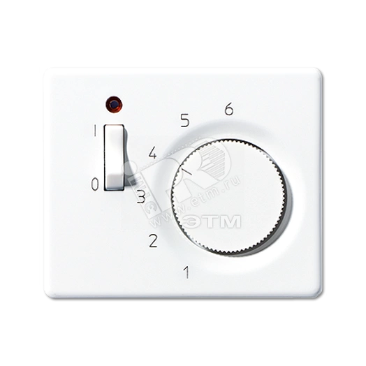 Крышка для регуляторов температуры и воздуха помещений TR 231 U и TR 241U  белая