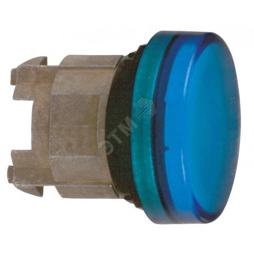 Головка сигнальной лампы 22мм синяя