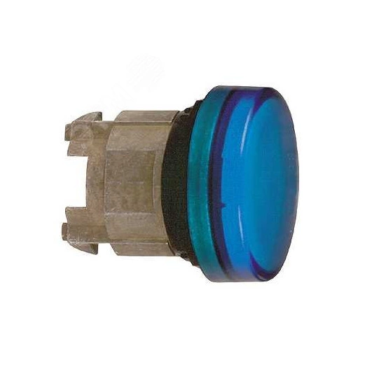 Головка сигнальной лампы 22мм синяя