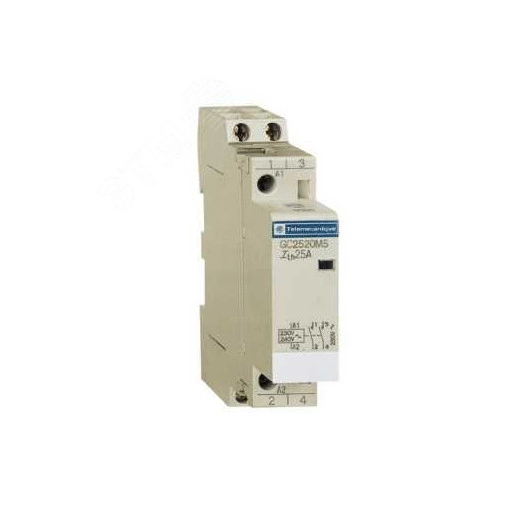 Контактор модульный 2П 2НО 25А 220В 60ГЦ (12шт)