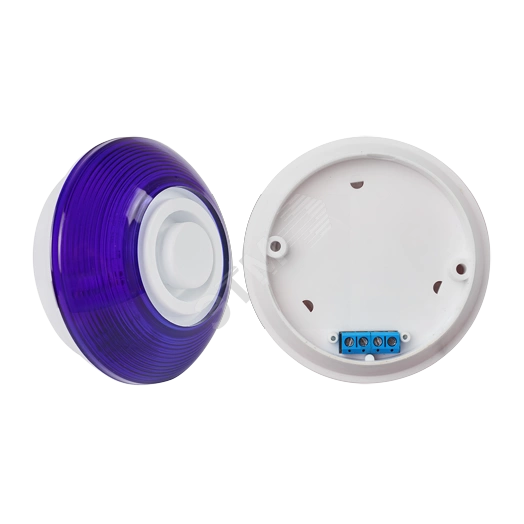 Сирена Марс 12-КП (звук и синяя строб-вспышка). Оповещатель охранно-пожарный комбинированный