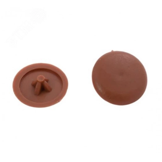 Заглушка на шуруп с крестообразным шлицем PZ 2 светло-коричневая (50 шт.)