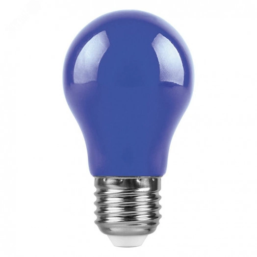 Лампа светодиодная LED 3вт Е27 синий шар