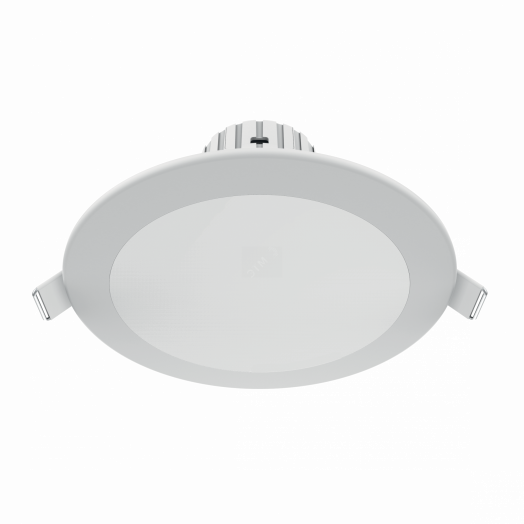 Светильник светодиодный встраиваемый ДВО-11Вт 880 Лм 2700K круг белый 120х120х63 монтажный d100 мм LED Gauss