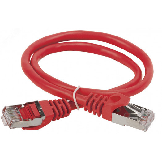 Патч-корд ITK категория 5е FTP 5 метр PVC красный