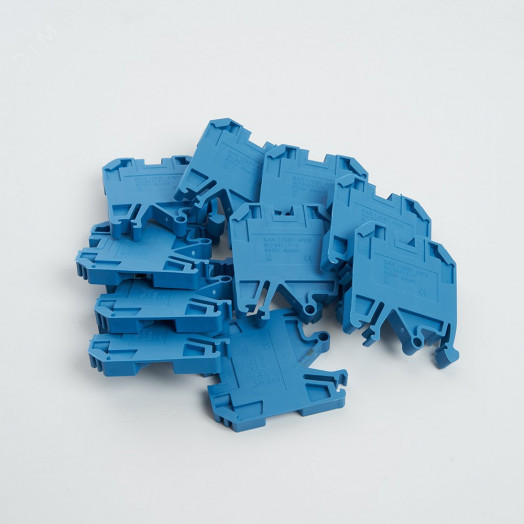 Зажим наборный изолированный (винтовой) ЗНИ 6мм2 (JXB 2,5) синий Stekker