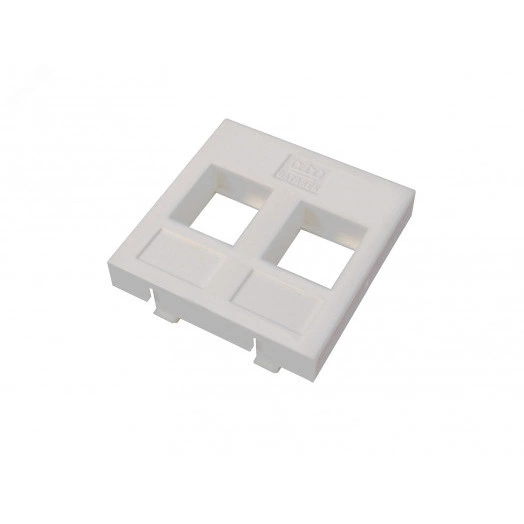 Адаптер Mosaic 45х45 мм для модуля Keystone, 2 порта, белый DR-5303 DATAREX