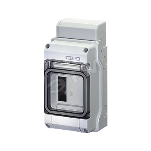 Щит распределительный навесной ЩРн-П-3 IP54 пластиковый с клеммой PE-N эластичные мембраны прозрачная дверь 3 модуля