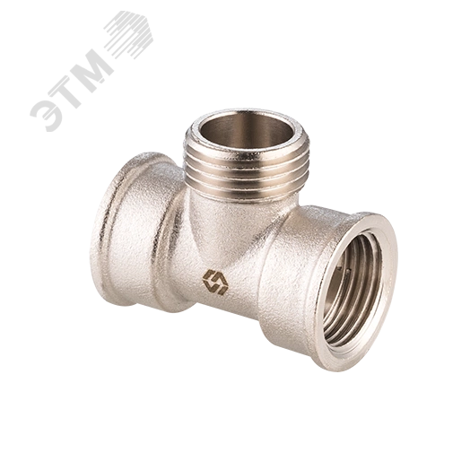 Тройник ВНВ 1/2'х1/2'х1/2' переходной, никелированный