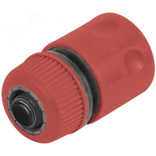 Соединитель пластиковый 3/4'', автостоп