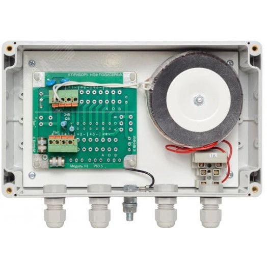 Блок питания БП ~24В 1,5А с платой УЗ-1ТВ-24В линейный