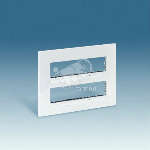 Накладка 2-х рядная с суппортами на 16 узких модулей, S82C, шампань - шампань