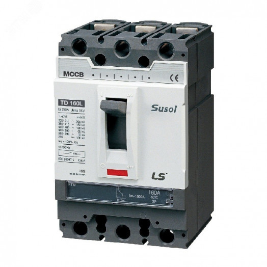 Автоматический выключатель TD160N (50kA) FTU 100A 3P3T