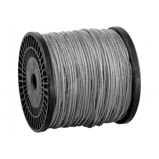 Трос DIN3055 6мм стальной оцинкованный (100м)