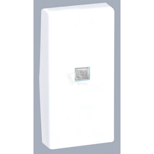 Connect Клавиша узкая с индикатором для выключателя К304 225х45мм белый
