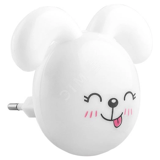 Ночник светодиодный 0.5w Зайчик белый