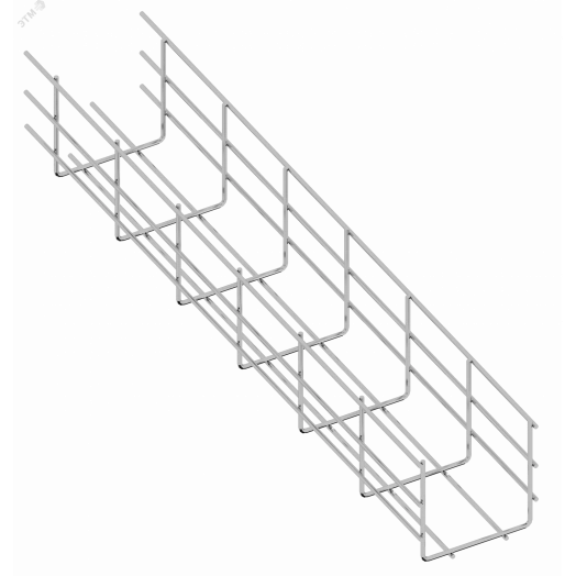 Лоток проволочный 600х105 L=3,0м S=5,0мм оцинк.