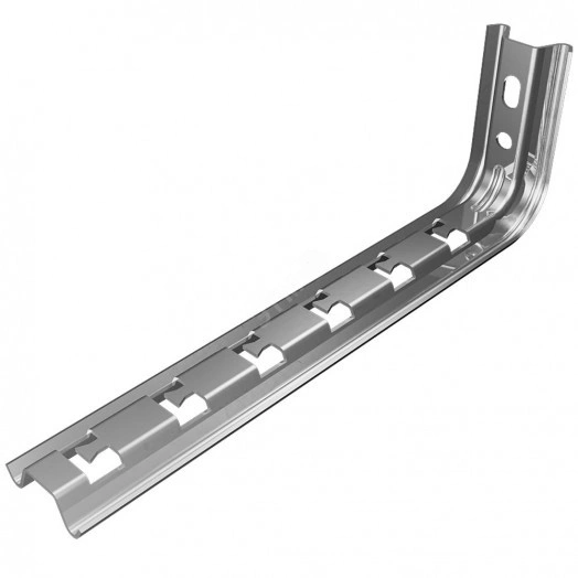 Консоль L-образная безвинтовая 200 мм INOX304