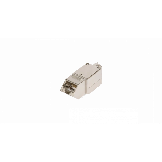 Модуль Keystone, угловой, для панели AN, Кат.5e, RJ45/8P8C, для FT-TOOL, экраннированный, металлик