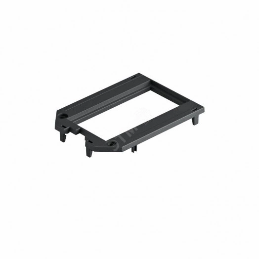 Накладка монтажной коробки UT3/4 для 2xModul45 104x76 мм (полиамид,черный)