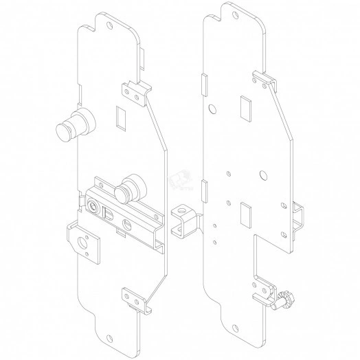 Часть шасси подвижная для выдвижного ВА50-39Про