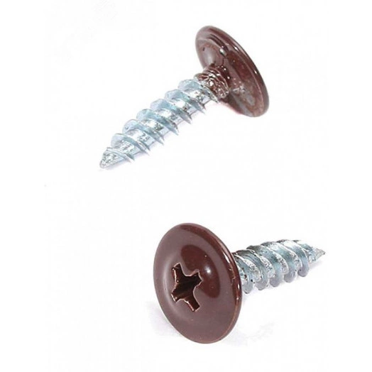 Саморез металл/металл 4.2х16 пресс-шайба острый RAL8002