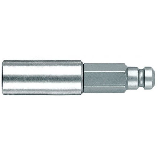 Битодержатель 899/5/1 с втулкой из нержавеющей стали стопорным кольцом и магнитом хвостовик 5/32 E 8 для бит 1/4 С 6.3 45 мм