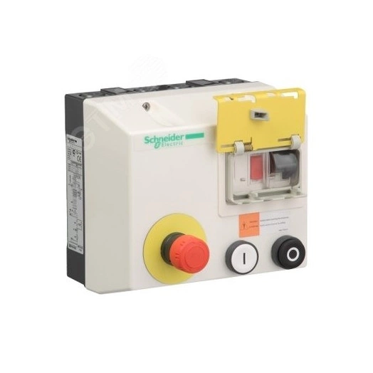 Пускатель магнитный 12А ~380В IP65 кнопки пуск/стоп 9-14А GV2-ME16 LG7D