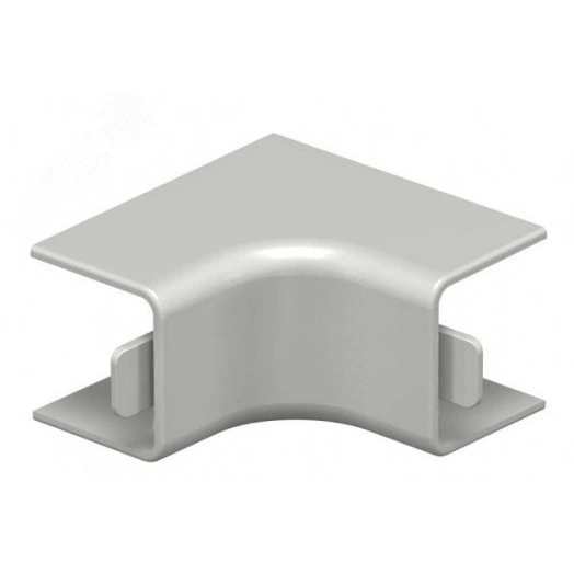 Крышка внутреннего угла кабельного канала WDK 20x20 мм (ПВХ, серый)