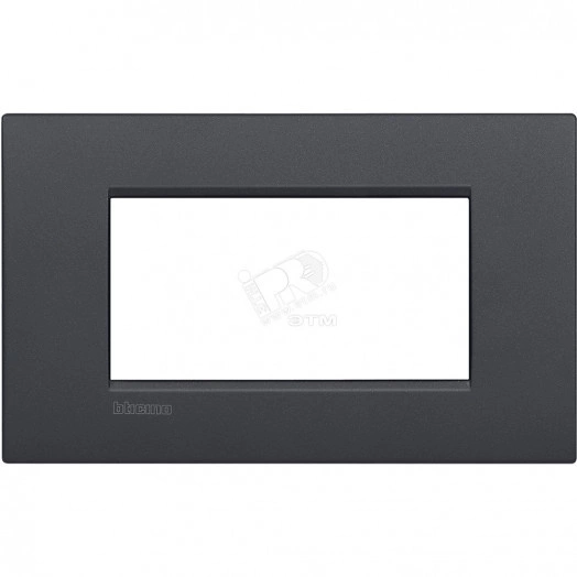 LL AIR Рамка 4 поста Антрацит