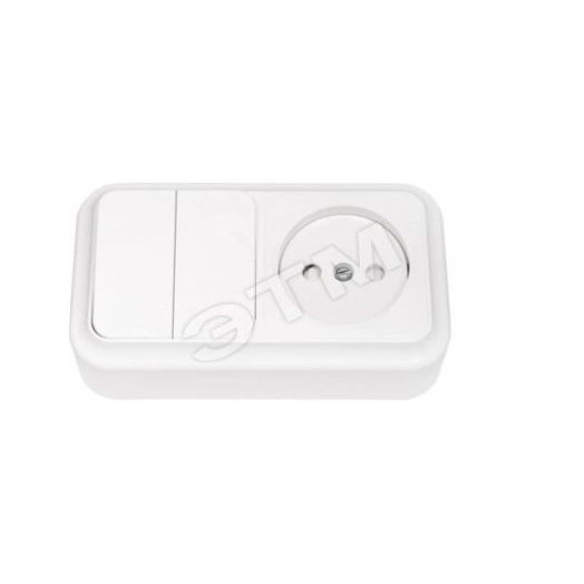 Беларусь блок нар 2-кл выкл +розетка с/ш 2В-РЦ-573