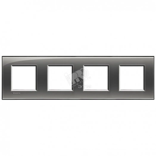 LivingLight Рамка прямоугольная 4 поста Лондонский туман