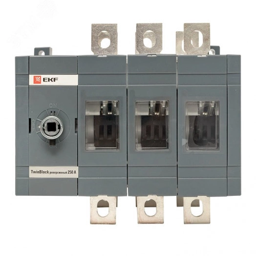 Рубильник 250A 3P реверсивный без рукоятки управления TwinBlock EKF