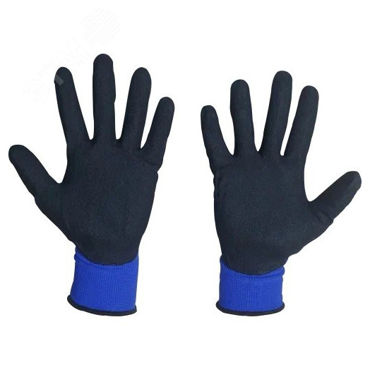 Перчатки для защиты от механических воздействий SCAFFA NY1350S-NV/BLK размер 10