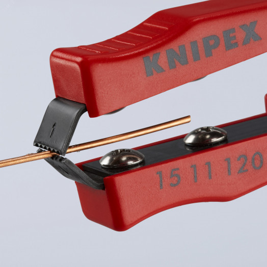 Пинцет-стриппер для удаления изолированныеующего лака с медных кабелей сменные ножи для различных параметров зачистки зачистка 06мм L=120мм пластиковые рукоятки
