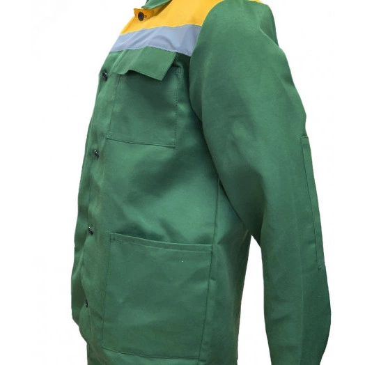 Костюм СТАНДАРТ с СОП летний куртка, брюки цвет зеленый/желтый 56-58,112-116, 170-176