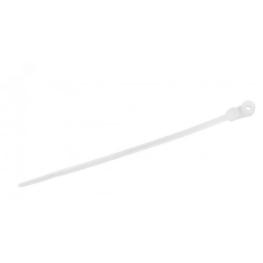 Стяжка нейлоновая неоткрывающаяся, безгалогенная (halogen free), 110x2.5мм, под винт (100 шт)
