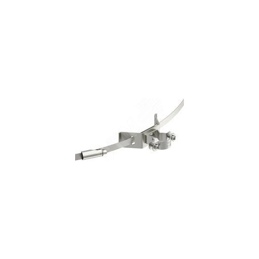 Держатель изолированного токоотвода, с хомутным креплением