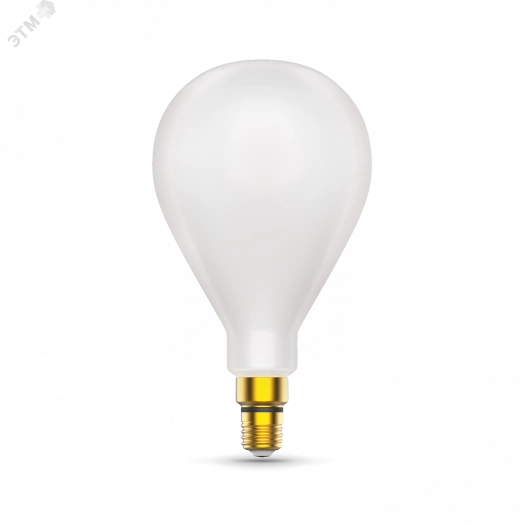 Лампа светодиодная LED 10 Вт 890 Лм 4100К белая Е27 А160 диммируемая milky Filament Gauss