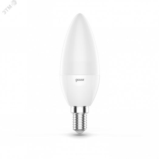 Лампа светодиодная LED 6 Вт RGB Вт+димирование E14 Свеча Black Gauss