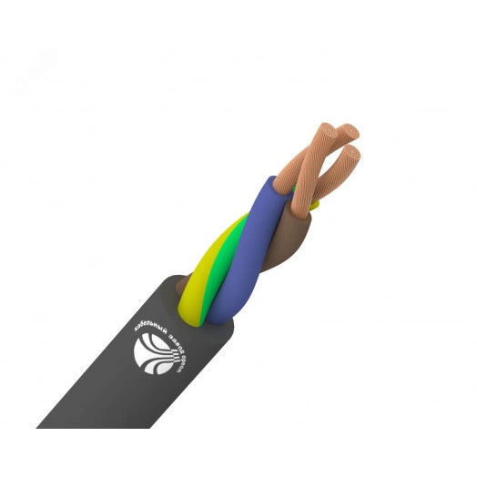 Провод ПВС 3х1.5 черный ТРТС