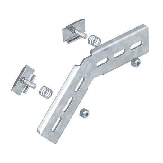 Монтажный уголок 45град. 178x103 горячий цинк