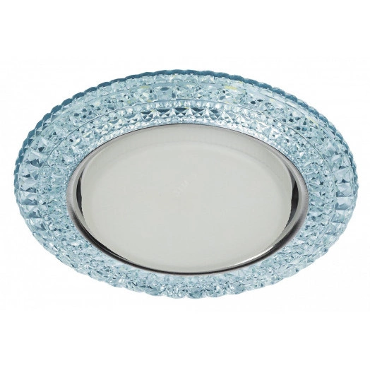 DK LD26 BL/WH Точечные светильники ЭРА декор cо светодиодной подсветкой Gx53, голубой